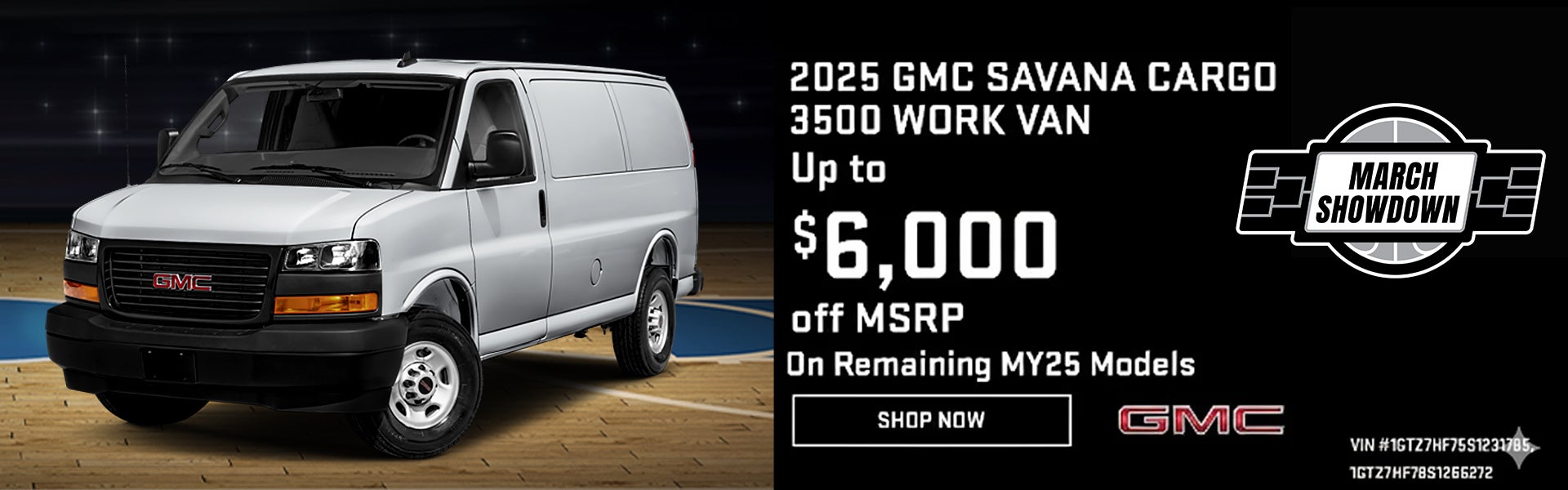 2025 GMC SAVANA CARGO 3500 WORK VAN Up to $6,000 Off MSRP On